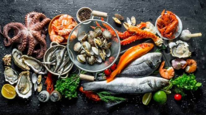 Ilustrasi Seafood