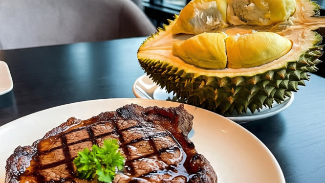 Menu Daging dan Durian