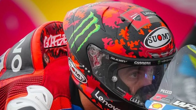 Pembalap Tim Ducati Lenovo Fransesco Bagnaia