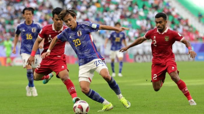 Timnas Indonesia Vs Jepang