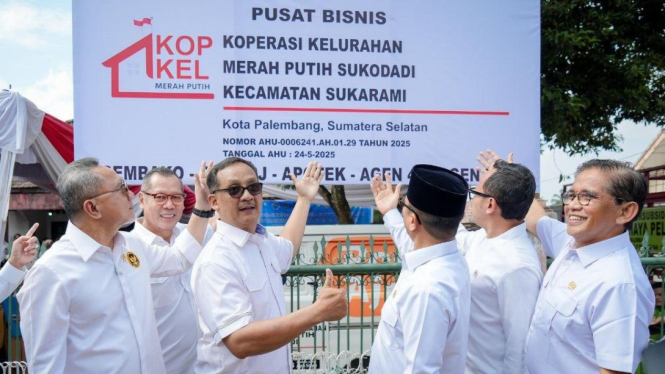 Koperasi Merah Putih di Kota Palembang.