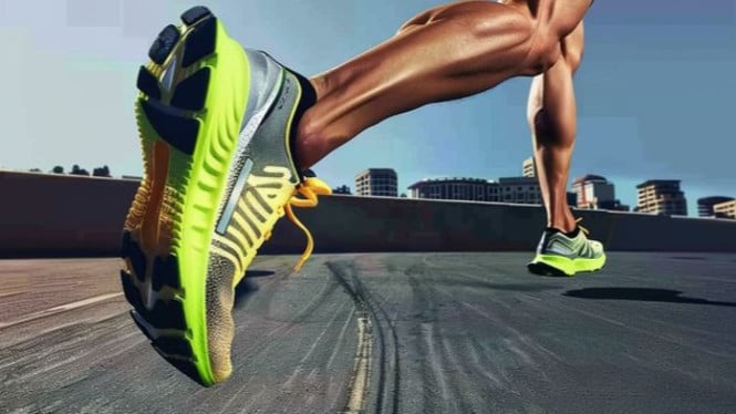 Ilustrasi Sepatu Running