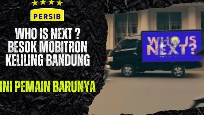 Persib Bandung Pakai Mobithron untuk Umumkan Pemain Baru