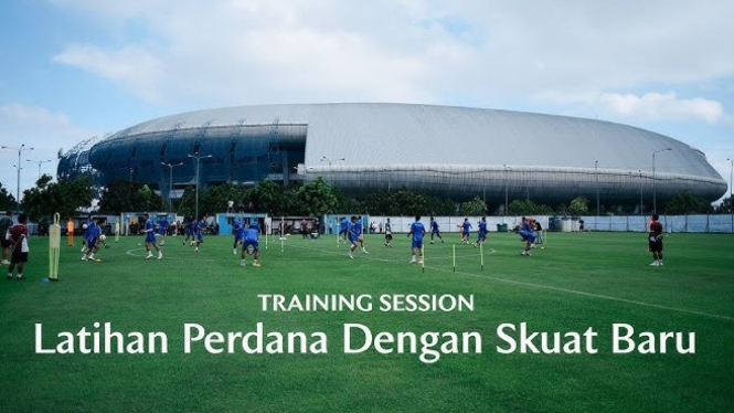 Latihan Perdana Skuad Baru Persib Bandung