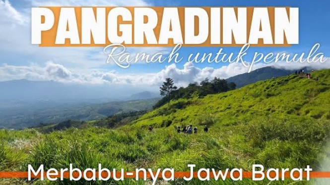 Gunung Pangradinan Ramah untuk Pemula