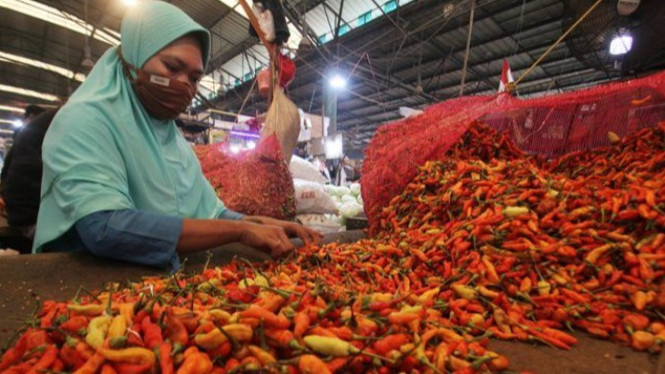 Pedagang cabe Rawit