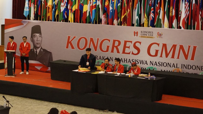 Kongres GMNI XXII di Gedung Merdeka Bandung