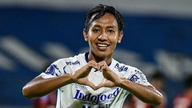 Pemain persib Bandung Beckham Putra