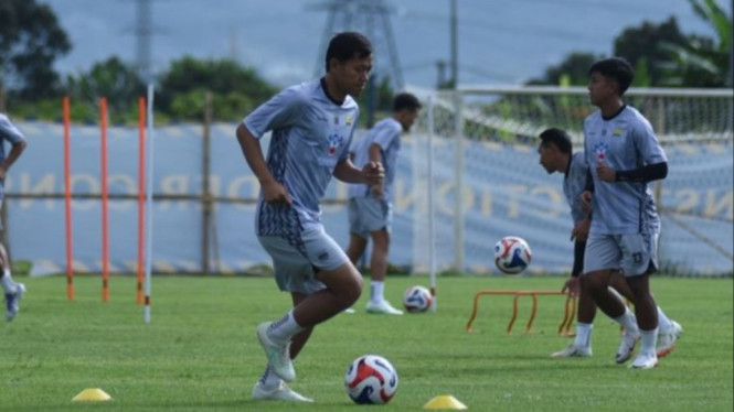 Pemain Persib Bandung Bugar