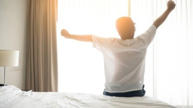 Bangun pagi hari
