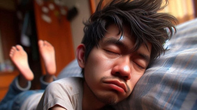 Ilustrasi Tidur Ileran