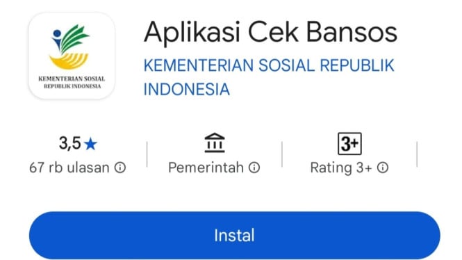 Aplikasi Cek Bansos