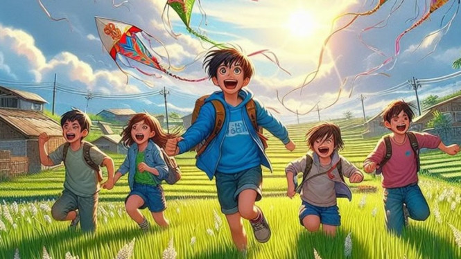 Ilustrasi Hari Anak Nasional