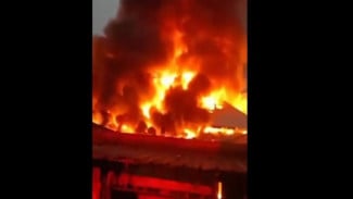 Pasar Taman Puring Jaksel Kebakaran