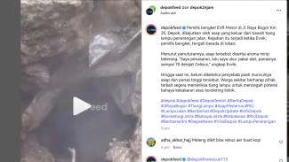 Asap Keluar Dari Dalam Tanah di Depok, Tercium Bau Belerang