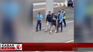 Detik-detik Penangkapan Terduga Pelaku Pembunuhan Kacab BRI saat Turun Pesawat