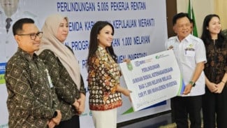 5.005 Pekerja Rentan di Meranti Dapat Perlindungan BPJS Ketenagakerjaan