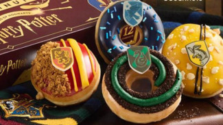 Kolaborasi dengan Harry Potter, Krispy Kreme Indonesia Luncurkan Koleksi Donat Houses of Hogwarts