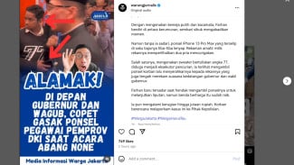 Komplotan Pencuri Iphone 13 Depan Gubernur Pramono Diburu Polisi