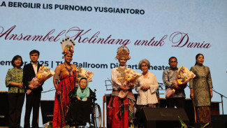 Piala Bergilir Lis Purnomo Yusgiantoro di Lomba Kolintang, HAPS Entertainment jadi Juaranya