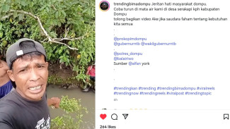 Tangis Warga Dompu Pecah Lihat Sumber Mata Air Rusak Akibat Hutan Dibabat
