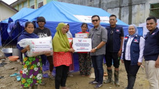 Ringankan Beban Warga, Effendi Syahputra Pimpin Penyaluran Bantuan Perindo di Lokasi Banjir Aceh