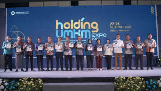 Wamen Helvi Tekankan Perkuatan Ekosistem UMKM saat Buka Holding UMKM Expo 2025