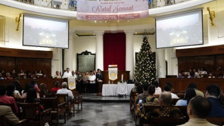 Natal Damai di Jakpus, Polisi Pastikan Jemaat Beribadah dengan Nyaman