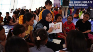 Negara Hadir, Anak-anak Korban Bencana Sumatra Dapat Pendampingan Psikologis