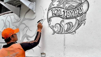 Kreatif, Mural Budaya Betawi hingga Pelabuhan Hiasi Kantor Kelurahan Kalibaru