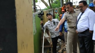 Mau Ramadan, Wagub Rano Kebut Perbaikan Pasar Cipulir yang Terdampak Banjir