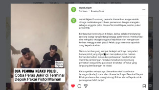 Upaya Pemerasan 2 Pemuda yang Mengaku Polisi Terbongkar Usai Korbannya Sadar itu Pistol Mainan