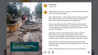 Belum Sebulan, Aspal Jalan Bernilai Miliaran Rusak Parah Diterjang Banjir