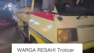 Trotoar Dikuasai Truk Tinja, Sudinhub Jaksel Cabut Rambu Parkir di Tebet