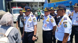 Ramp Check Mudik Lebaran, Dua Bus Jurusan Kudus dan Purbalingga Tak Laik Jalan