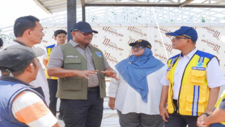 Ketua Posko Satgas PRR Aceh Tinjau Pembangunan Huntara Terakhir di Aceh Utara