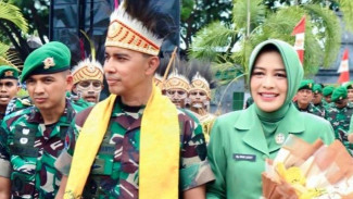 Istri Pangkogabwilhan III Wakafkan Lucky Avianto, Tegakkan Kedaulatan di Ujung Timur NKRI