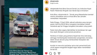 Ramai Kecelakaan di Kota Ini Karena Tubrukan dengan Sapi