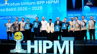 Empat Caketum HIPMI Kantongi Nomor Urut, Siap Adu Gagasan di Munas XVIII