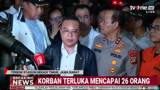 Update, Tiga Korban Meninggal Tabrakan Kereta Api dengan KRL di Bekasi