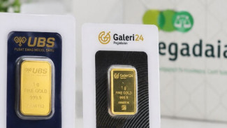 Harga Emas Pegadaian Bergerak Tak Kompak, UBS Turun Saat Galeri24 Melonjak