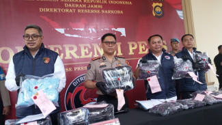 Ditresnarkoba Polda Jambi Tangkap Empat Kurir Narkoba Lintas Provinsi