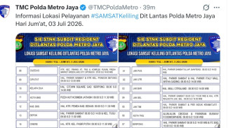Catat, Ini Lokasi Samsat Keliling Jumat Hari Ini 3 Juli 2026