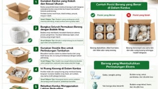 Kirim Barang Tanpa Waswas, Simak 7 Tips Packing agar Paket Terlindungi Maksimal