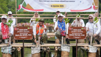 Muara Angke Jadi Titik Peluncuran Gerakan Pemulihan Ekosistem Nasional