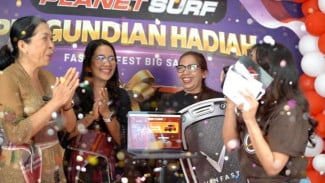 Grand Prize Planet Surf Bikin Geger, Mobil Listrik hingga Tablet Samsung Jadi Rebutan