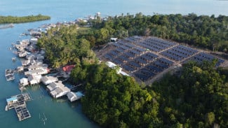Di Hadapan Presiden RI, Pertamina NRE Pamer PLTS Pulau Sembur Dukung Program PLTS 100 GWp