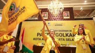 Farah Savira Resmi Pimpin Golkar Jaksel, Terpilih Aklamasi di Musda XI