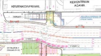 Lajur Jalan Thamrin Menyempit hingga 2,5 Lajur, Ini Rekayasa Lalu Lintas Selama Proyek MRT