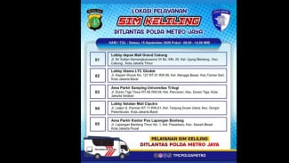 Catat Lokasi-lokasi SIM Keliling di Jakarta Hari Ini Selasa 15 September 2026